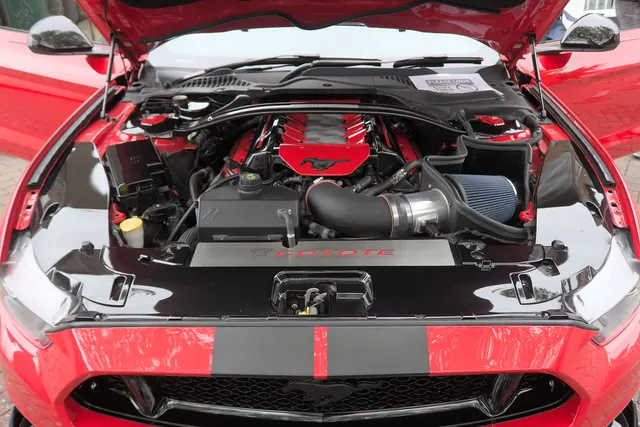 Mustang engine bay