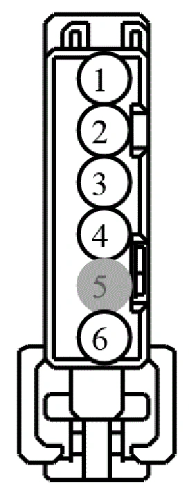 Connector End View C4458 - Radio Transceiver Module (Rtm) — original illustration 1, reference 4478