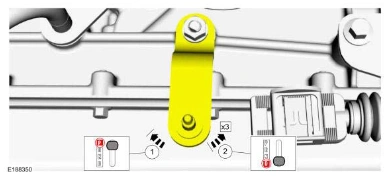 Selector Lever Cable Adjustment — original illustration 3, reference 9100
