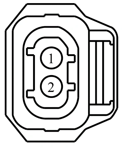 Connector End View C1144 - Fuel Injector 4 — original illustration 1, reference 4102
