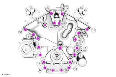 Engine Front Cover — original illustration 2, reference 5069