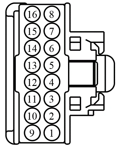 Connector End View C918 - Inline — original illustration 2, reference 4035