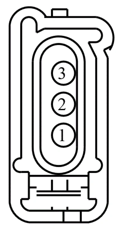 Connector End View C156 - Side Turn Signal Lamp LH — original illustration 1, reference 3737