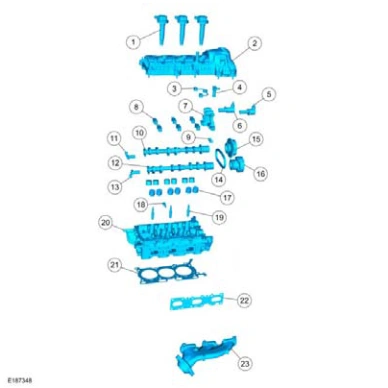 Engine Component View — original illustration 1, reference 5003