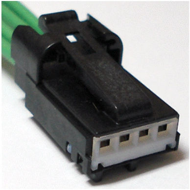 Connector End View C296 - Evaporator Temperature Sensor — original illustration 1, reference 3858