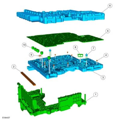 Main Control Valve Body — original illustration 1, reference 8656