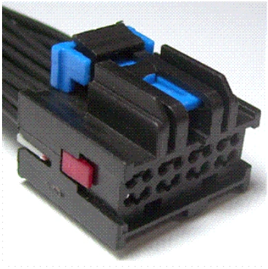 Connector End View C3276 - Power Folding Mirror Relay — original illustration 1, reference 4407