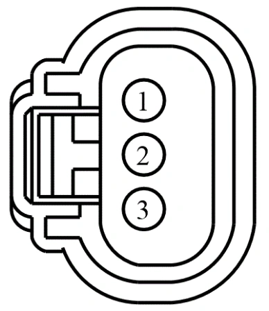 Connector End View C435 - Fuel Tank Pressure (Ftp) Sensor — original illustration 1, reference 3949