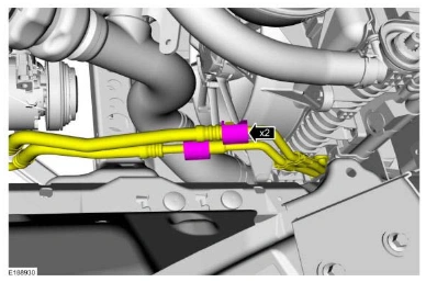 Transmission Fluid Cooler Tubes - 3.7L Duratec (227kW 301PS) — original illustration 2, reference 9385