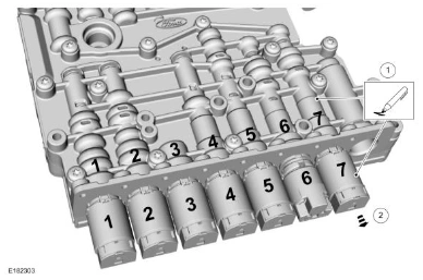Shift Solenoids (Ss) — original illustration 1, reference 8959