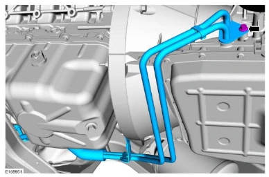 Transmission Fluid Cooler Tubes - 5.0L 32v Ti-VCT — original illustration 2, reference 9393