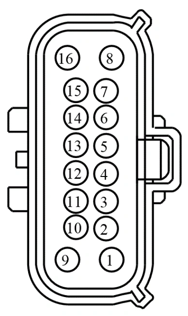 Connector End View C1045 - Inline — original illustration 1, reference 4066