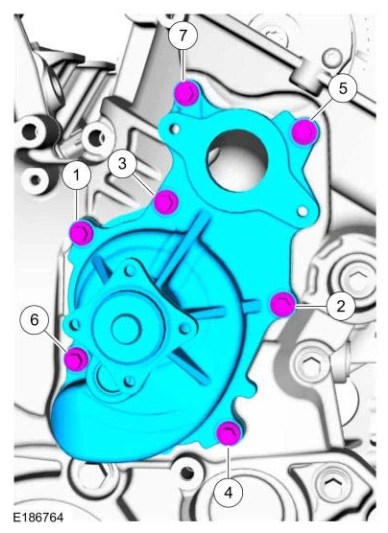 Coolant Pump — original illustration 1, reference 5932