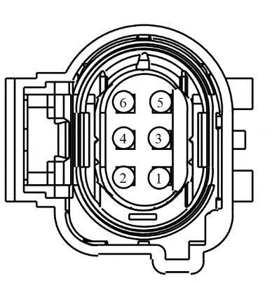 Connector End View C1510 - Universal Heated Oxygen  Sensor  (Ho2s)  #11 — original illustration 1, reference 4159