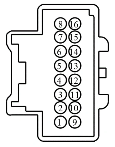 Connector End View C918 - Inline — original illustration 1, reference 4035