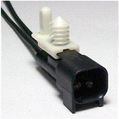 Connector End View C1021 - Headlamp Assembly LH — original illustration 1, reference 4046