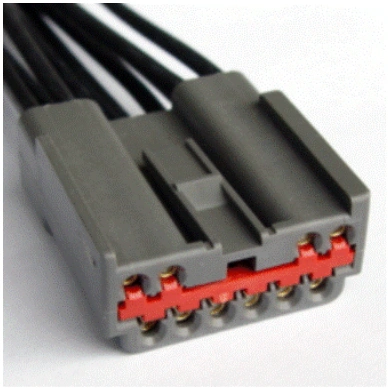 Connector End View C4109b - Subwoofer Amplifier Rear — original illustration 1, reference 4450