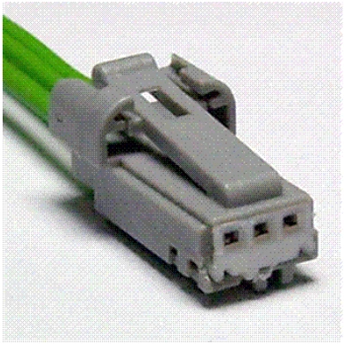Connector End View C9801 - Passenger Airbag Deactivation (Pad) Indicator — original illustration 1, reference 4516