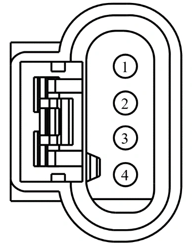 Connector End View C1140 - Manifold Absolute Pressure And Temperature (Mapt) Sensor — original illustration 1, reference 4094