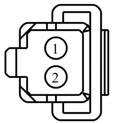 Connector End View C576 - Exterior Mirror Blind Spot (Blis) / Cross Traffic Alert (Cta) Led LH — original illustration 1, reference 3997