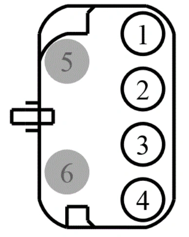 Connector End View C4109b - Subwoofer Amplifier Rear — original illustration 1, reference 4451