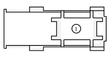 Connector End View C2280h - Body Control Module (Bcm) — original illustration 1, reference 4298