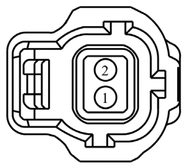 Connector End View C129 - Intake Air Temperature (Iat) Sensor — original illustration 1, reference 3719