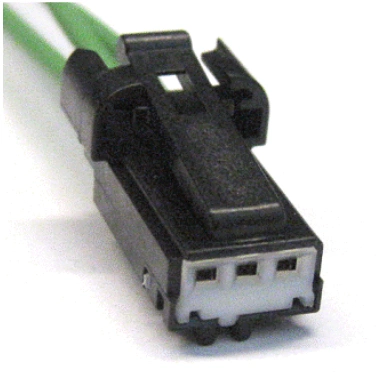 Connector End View C518 - Driver Door Window Regulator Motor — original illustration 1, reference 3978