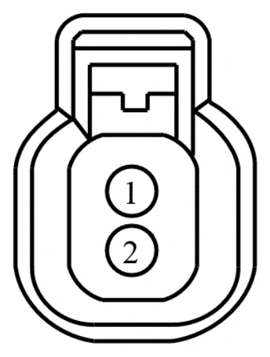 Connector End View C183 - Fuel Injector 3 — original illustration 1, reference 3769