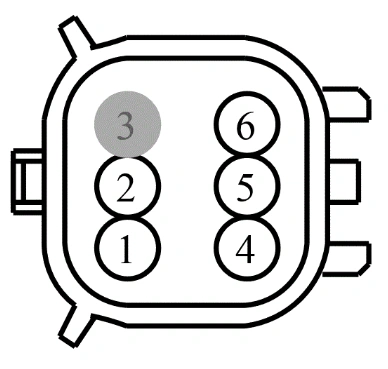 Connector End View C1571 - Universal Heated Oxygen  Sensor  (Ho2s)  #11 — original illustration 1, reference 4183