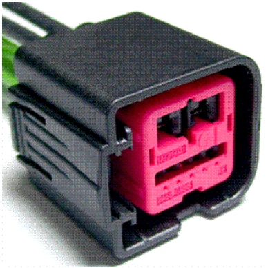 Connector End View C3119 - Power Window Motor Right Rear — original illustration 1, reference 4383