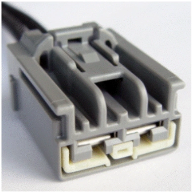 Connector End View C2091 - Temperature Door Actuator LH — original illustration 1, reference 4267