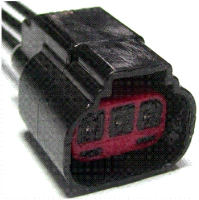Connector End View C436 - Rear Fog Lamp — original illustration 1, reference 3950