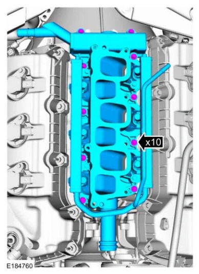 Lower Intake Manifold — original illustration 2, reference 5105