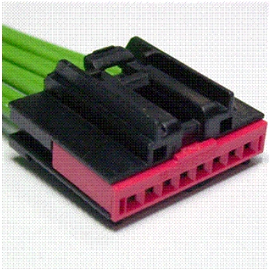 Connector End View C541 - Front Door Lock Switch LH — original illustration 1, reference 3990