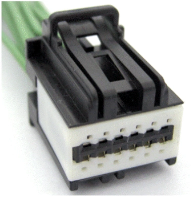 Connector End View C232 - Defrost Vent/Register Door  Actuator — original illustration 1, reference 3821