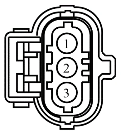 Connector End View C1691 - Fuel Pressure Sensor — original illustration 1, reference 4246