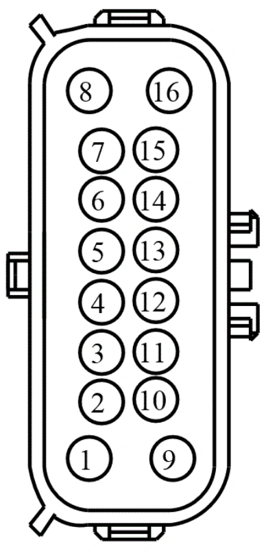 Connector End View C1045 - Inline — original illustration 1, reference 4065