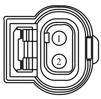 Connector End View C1670 - Variable Camshaft Timing Bank 1 Solenoid 1 (Vct11) — original illustration 1, reference 4241