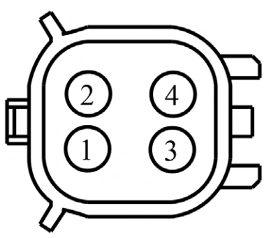 Connector End View C1569 - Heated Oxygen Sensor (Ho2s) #22 — original illustration 1, reference 4179