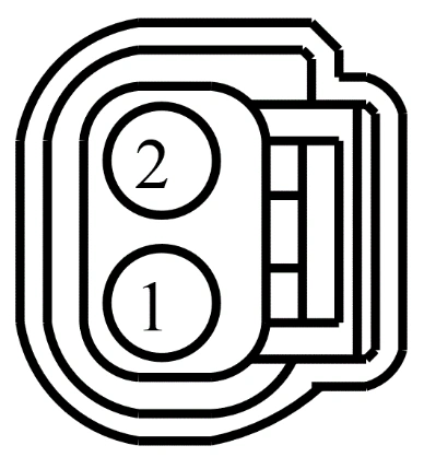 Connector End View C1624 - Camshaft Position Bank 1 Sensor 2 (Cmp12) — original illustration 1, reference 4223
