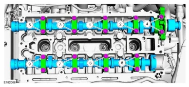 Camshafts — original illustration 2, reference 4586