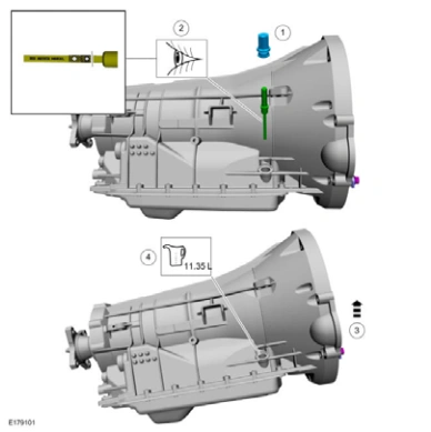 Transmission - 2.3L EcoBoost (231kW 314PS) — original illustration 1, reference 8884