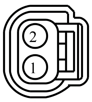 Connector End View C1625 - Camshaft Position Bank 2 Sensor 2 (Cmp22) — original illustration 1, reference 4225