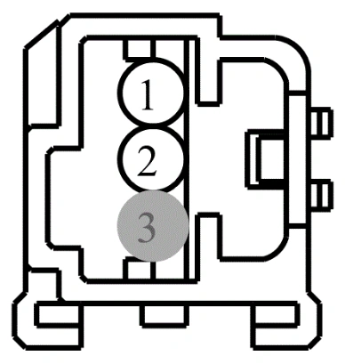 Connector End View C4829 - Active Noise Control Microphone Right Rear — original illustration 1, reference 4483