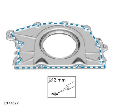 Crankshaft Rear Seal — original illustration 2, reference 5031