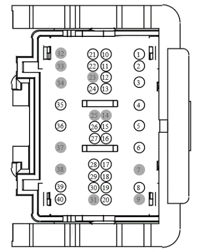 Connector End View C213 - Inline — original illustration 1, reference 3797