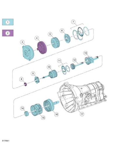 Transmission Description - Overview — original illustration 1, reference 8707