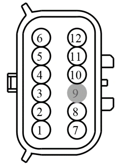 Connector End View C405 - Inline — original illustration 1, reference 3935
