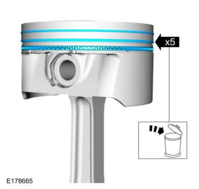 Piston — original illustration 1, reference 5341